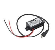 12V to 5V DC Converter Free End to Micro USB 3A 15W Car Power Adapter for sale  Shipping to South Africa