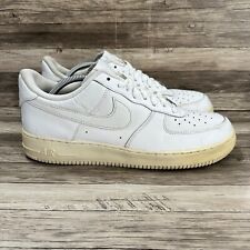 Zapatillas Nike Air Force 1 para hombre 11 zapatos de cuero blanco con cordones bajos 315122-111 segunda mano  Embacar hacia Argentina