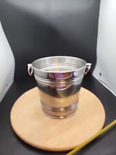 Large Stainless Steel Champagne Ice Bucket Party Bowl Wine 20 Cm High 20 Cm Diam for sale  Shipping to South Africa