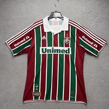 Camiseta deportiva de fútbol Adidas Fluminense para hombre XL roja verde bordada Climalite, usado segunda mano  Embacar hacia Argentina