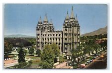 Postcard mormon temple for sale  Saco