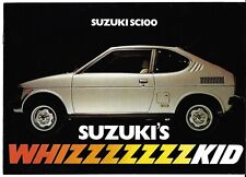 Suzuki SC100 GX Coupe Whizzkid 1979-82 UK Market Sales Brochure tweedehands  verschepen naar Netherlands