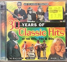 30 Years of Classic Hits 2CD Rare 60s 70s 80s Startel Label for sale  Shipping to South Africa