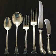 Onslow by Tuttle Silverware Flatware - 6 Pc Service for 12 Matched "DE I" 84 Pcs, used for sale  Shipping to South Africa