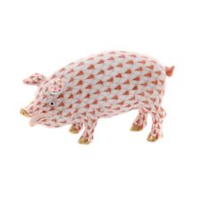 Herend porcelain pig for sale  WALTON-ON-THAMES