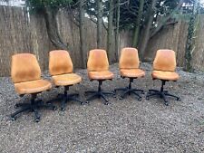 Orange faux leather for sale  THIRSK