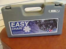 Snow Tire Chains Easy-12 On/Off Fits Many Sizes See Details!! for sale  Mansfield