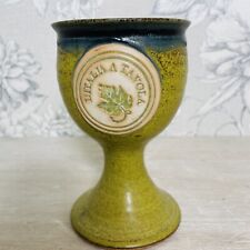 Vtg ceramic goblet for sale  LONDON