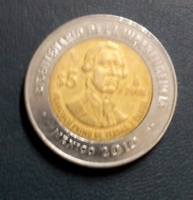 Usado, Monedas de México 2008 5 pesos conmemorativas (Francisco Primo oferta verdad y rama) segunda mano  Embacar hacia Mexico