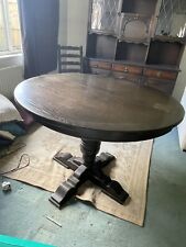 Oak round extendable for sale  RAYLEIGH