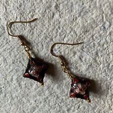 Handmade earrings cloisonne for sale  LEEK