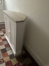 white corner tv unit for sale  SUDBURY