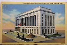 Usado, Cartão postal antigo Tennessee TN Nashville Davidson County edifício público tribunal comprar usado  Enviando para Brazil