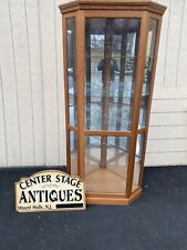 oak curio cabinet for sale  Mount Holly