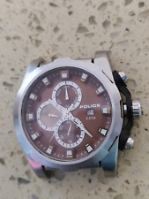 POLICE SPEEDSTER PL13928J Chronograph 46mm  cal esa 9232 swissWork need Repair for sale  Shipping to South Africa