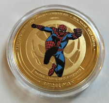 Spiderman gold plated for sale  CHESTER