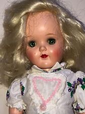 Vintage~Ideal Toni~Platinum Blonde Doll~P 92~19~Good Used Condition~Green Eyes~ for sale  Shipping to Canada
