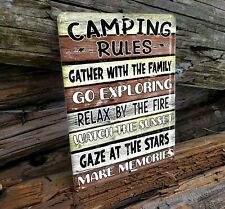 Metal camping rules for sale  Loris