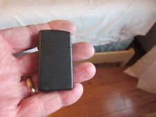 Isqueiro vintage usado Slim Line Zippo preto fosco datado de 2000 comprar usado  Enviando para Brazil