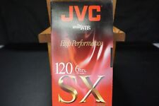 1 JVC High Performance SX 120 6 horas. Cinta VHS NUEVA caja abierta, usado segunda mano  Embacar hacia Argentina