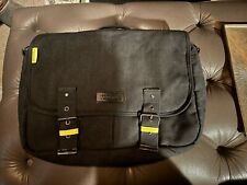 Black canvas satchel for sale  LONDON