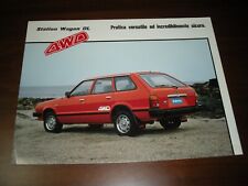 Subaru brochure 4wd usato  Cremella