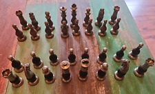 Schachfiguren metall holz gebraucht kaufen  Marl