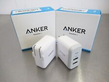 Lote (2) Carregador de Parede USB Anker PowerPort 2 Portas 24W com PowerIQ A2141 Branco NOVO NA CAIXA! comprar usado  Enviando para Brazil