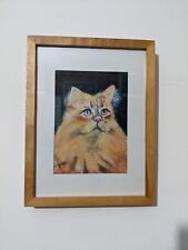 Ginger cat framed for sale  LONDON