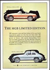 Mgb roadster limited for sale  UK