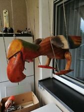 Marionette holz papagei gebraucht kaufen  Obermeiderich