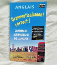 Grammaticalement correct exerc d'occasion  Liffol-le-Grand