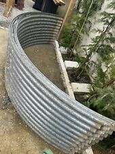 Curved galvanised steel for sale  GREENHITHE