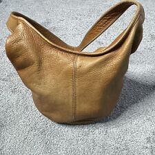 Leather Hobo Bucket Sling Shoulder Carryall Purse Bag Soft for sale  Shipping to South Africa
