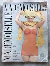 Revista Mademoiselle vintage maio 1950 moda maquiagem penteados anúncios arte comprar usado  Enviando para Brazil