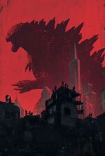 Godzilla textless poster for sale  LONDON