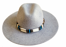 Faixa de chapéu Western Three Line Buffalo osso ajuste faixa de chapéu cowboy azul faixa de chapéu pequena comprar usado  Enviando para Brazil