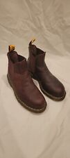 Doc Dr Martens Brown Chelsea Steel Toe Work Boot Size UK 9 EU 43 Mens 10 for sale  Shipping to South Africa