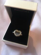 Pandora Retired Floating Petite Heart Ring. size 54. for sale  GILLINGHAM