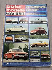 Auto katalog 1970 gebraucht kaufen  Ilmenau, Martinroda