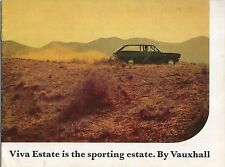 Vauxhall Viva Estate HB De Luxe SL 90 1967-68 Original UK Sales Brochure V1770 for sale  BATLEY