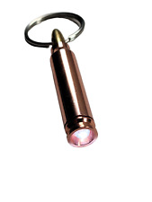 Llavero bala de color cobre de 2 pulgadas con luz (mini linterna) regalo perfecto segunda mano  Embacar hacia Mexico