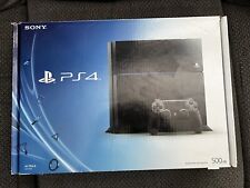 Consola Sony PlayStation 4 500 GB Jet Black SOLAMENTE CAJA segunda mano  Embacar hacia Argentina