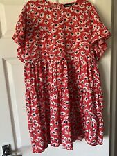 Boohoo red floral for sale  COVENTRY