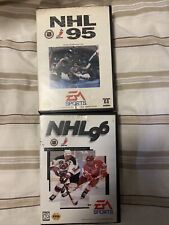Lot Of 2 Sega Genesis NHL 95 & 96 Used Incomplete Untested EA Sports for sale  Shipping to South Africa
