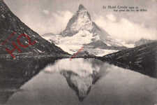 Cartão postal fotográfico:;Le Mont Cervin, Matterhorn, Lac De Riffel, usado comprar usado  Enviando para Brazil