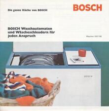 Bosch washing machines washing machines washing machines washing machines program from 1967/1968 for sale  Shipping to South Africa