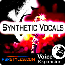 SYNTHETIC VOCALS Expansion Pack for YAMAHA Genos Tyros 5 PSR SX-900 S-975 S-970 for sale  Shipping to Canada
