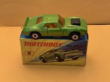 Matchbox Superfast No. Rodas Crown corpo verde metálico 9 AMX Javelin na caixa, usado comprar usado  Enviando para Brazil