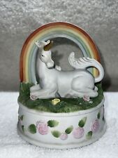 Porcelain unicorn rainbow for sale  Falls of Rough